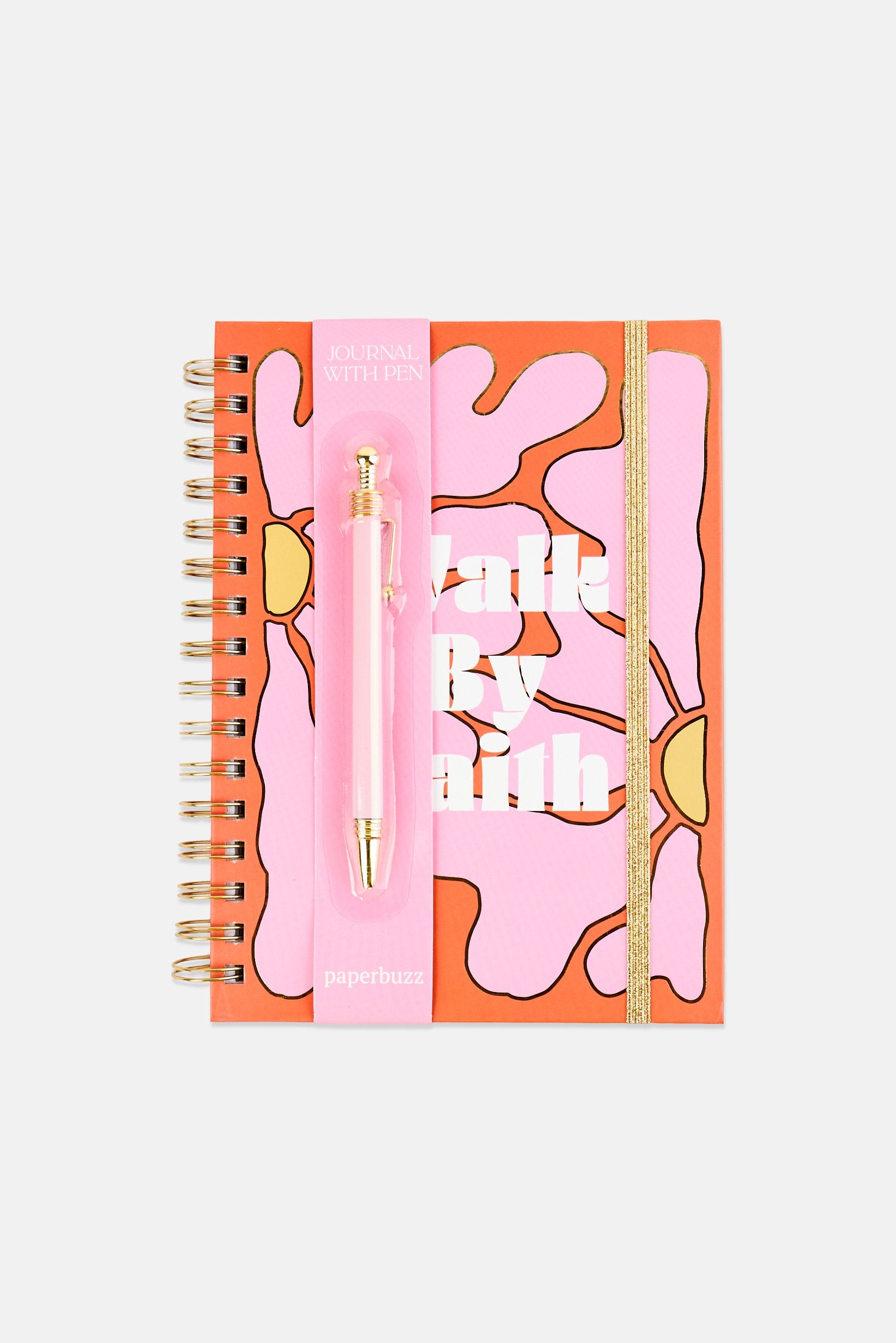 Walk By Faith Spiral Journal with Pen