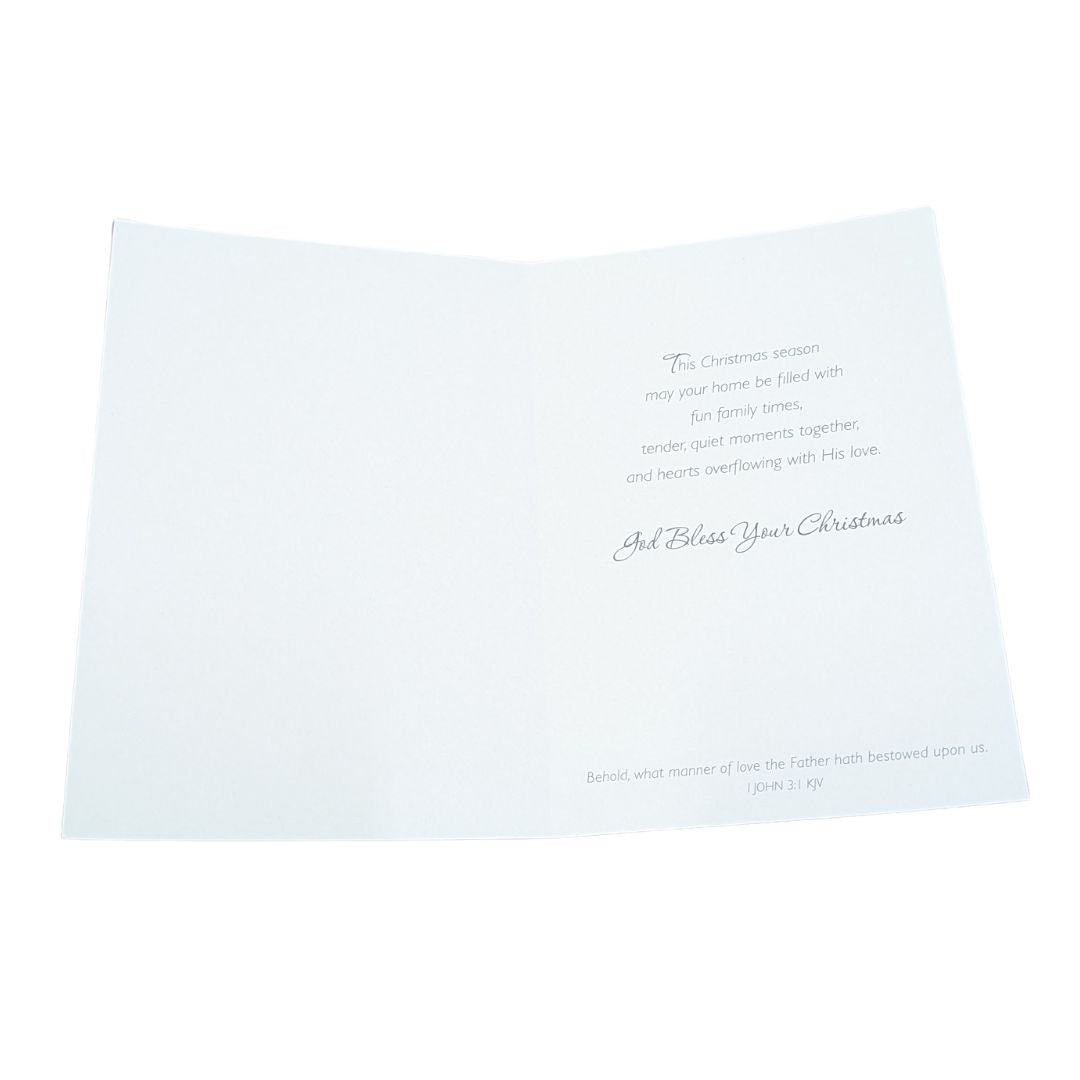 "Sending Warm Christmas Wishes" Greeting Card