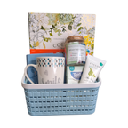 Comfort & Care Gift Basket with "Read Me When" Scripture Jar & Colouring Book