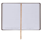 "Strong & Courageous" Journal | Deuteronomy 31:6 Lion Leatherette Gift