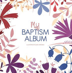 "My Baptism Album" Floral Illustrated Photo Memory Keepsake Book