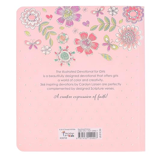 366 Day Illustrated Devotional for Girls | Coloring & Faith Devotions