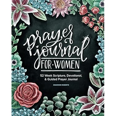 52 Week Prayer Journal for Women | Guided Scripture Devotional Notebook