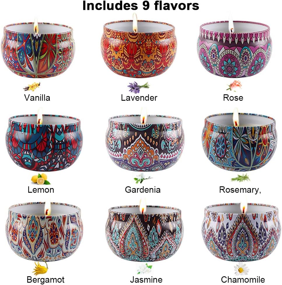 Aromatherapy Tin Candles