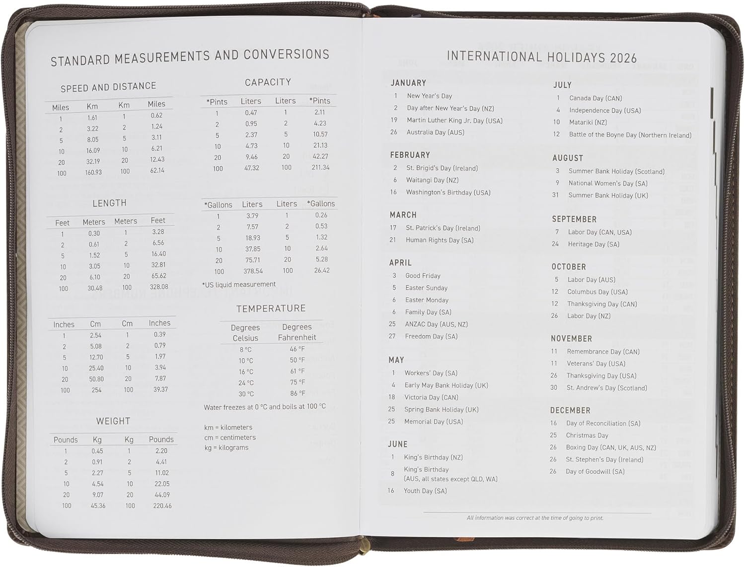 2026 Executive Planner Trust in the Lord