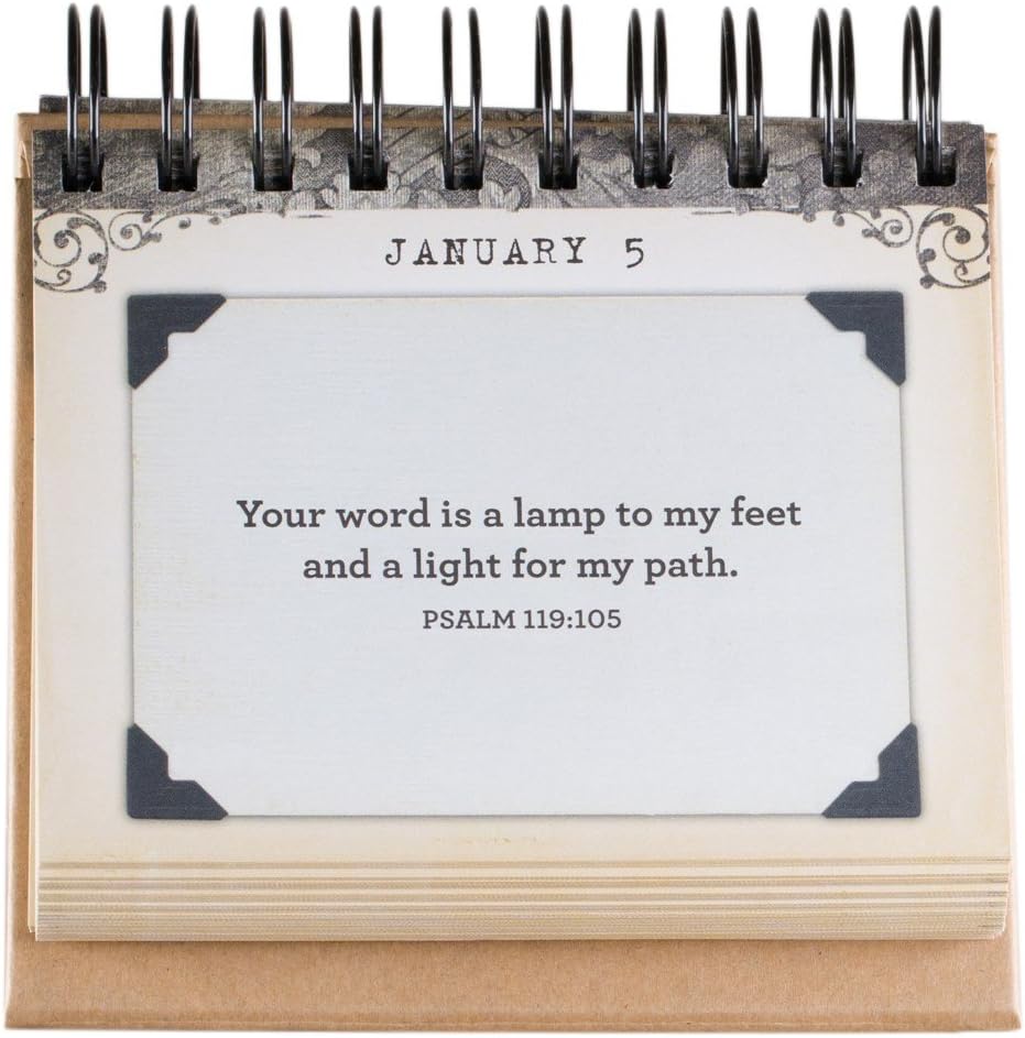 "Prayers & Blessings" Large Print Perpetual Calendar