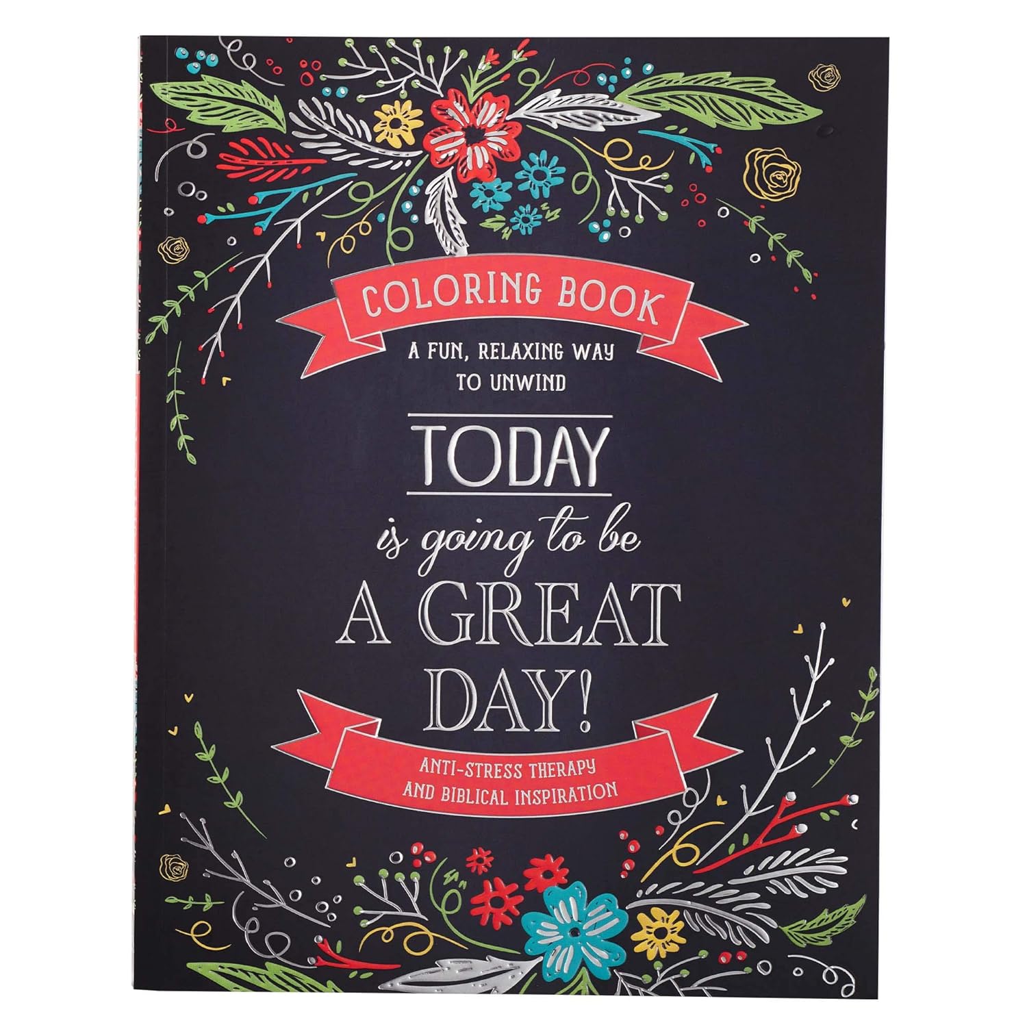 "Today Is Going To Be A Great Day" | Biblical Anti-Stress Coloring Book