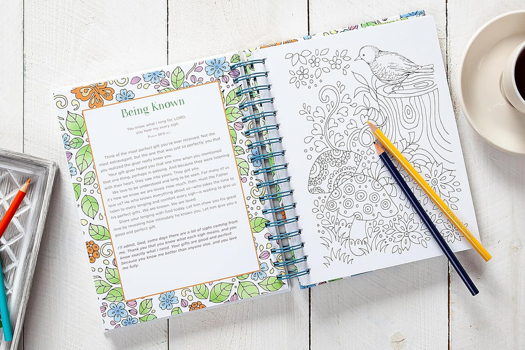 A Little God Time for Women Devotional Colouring Book | Relaxing Gift