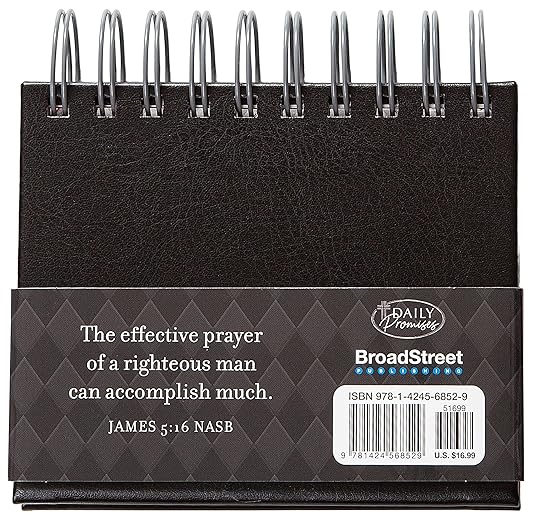 Prayers and Promises for Men Perpetual Flip Calendar |  Daily Devotional Desk Calendar for Him