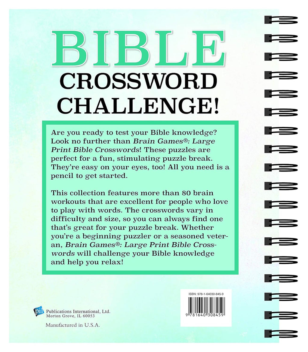 Large Print Bible Crosswords