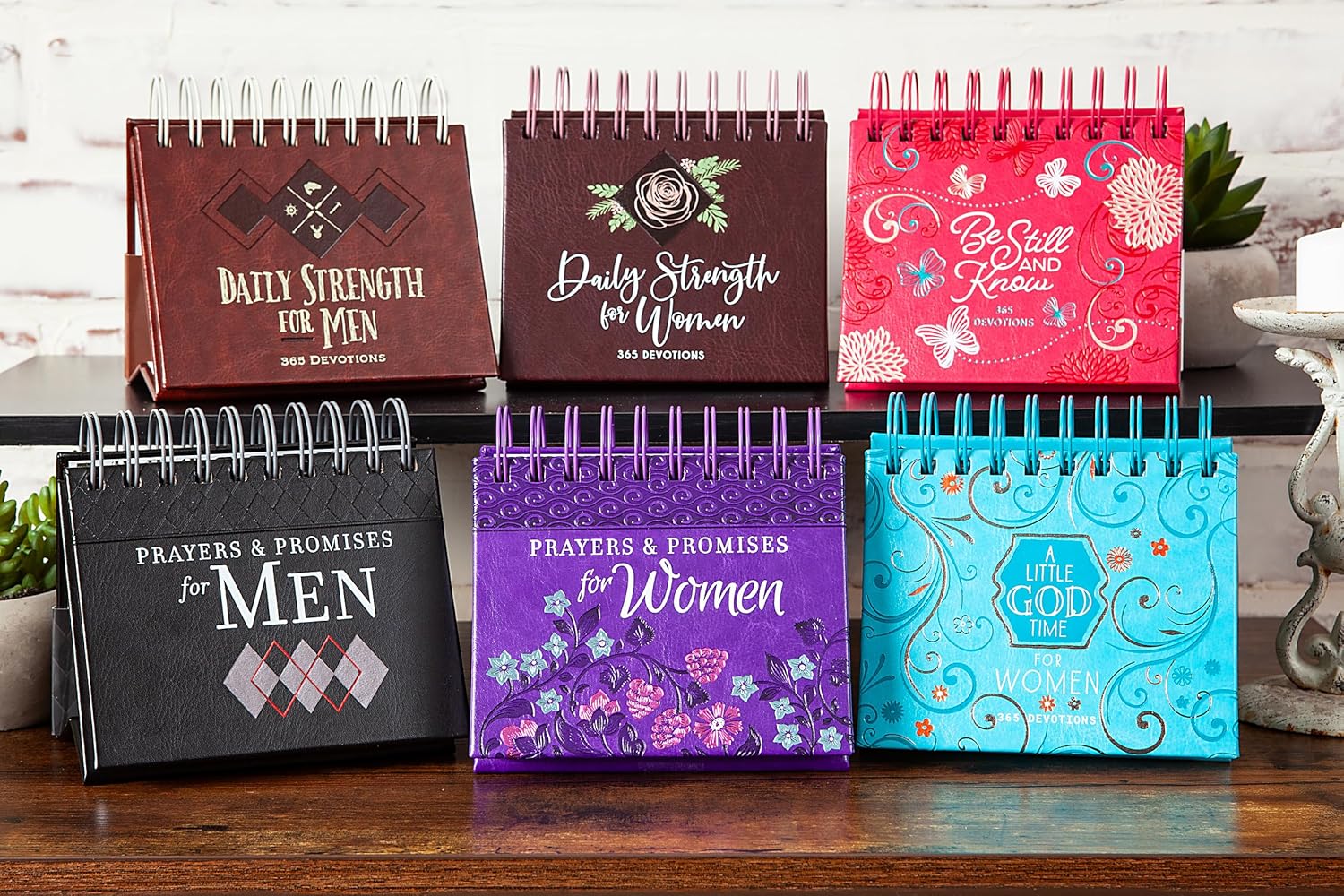 Prayers and Promises for Men Perpetual Flip Calendar |  Daily Devotional Desk Calendar for Him