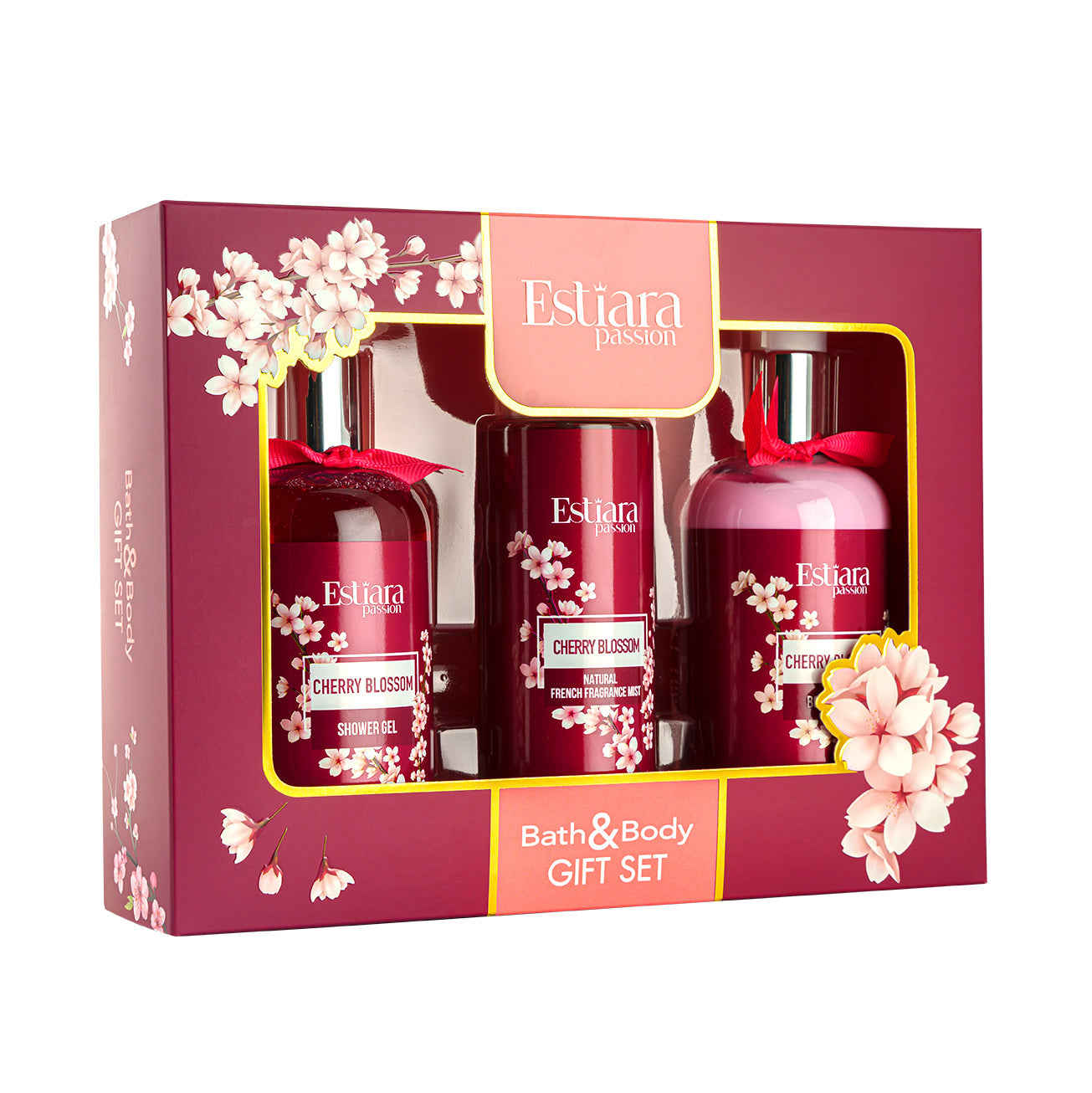 Estiara Passion Cherry Blossom Bath & Body Gift Set