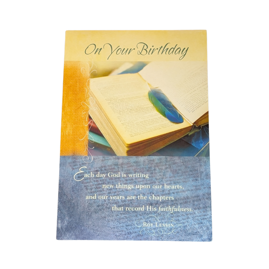 "Your Birthday...His Faithfulness" Birthday Card | Psalm 36:5