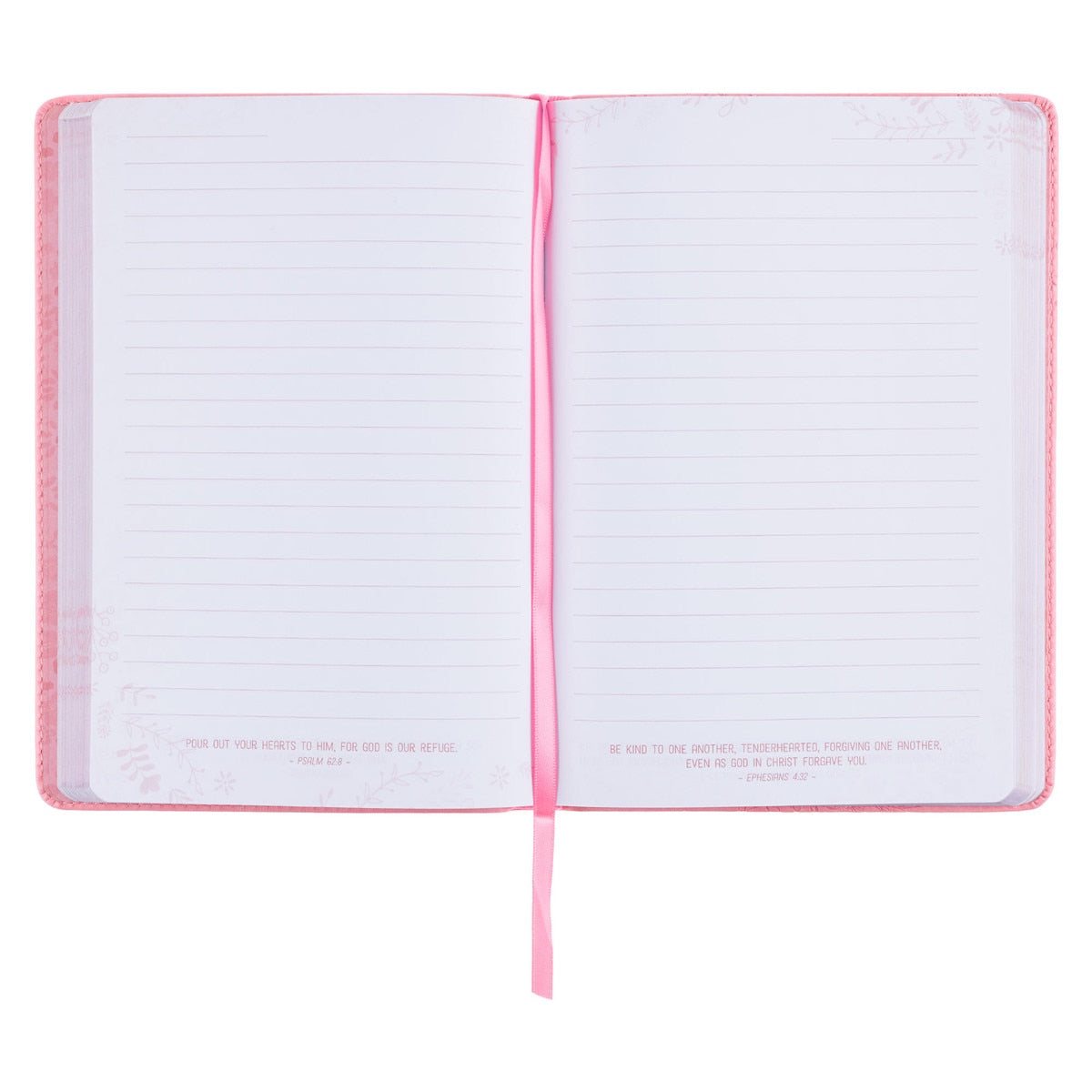 "I Know the Plans" Pink Faux Leather Journal