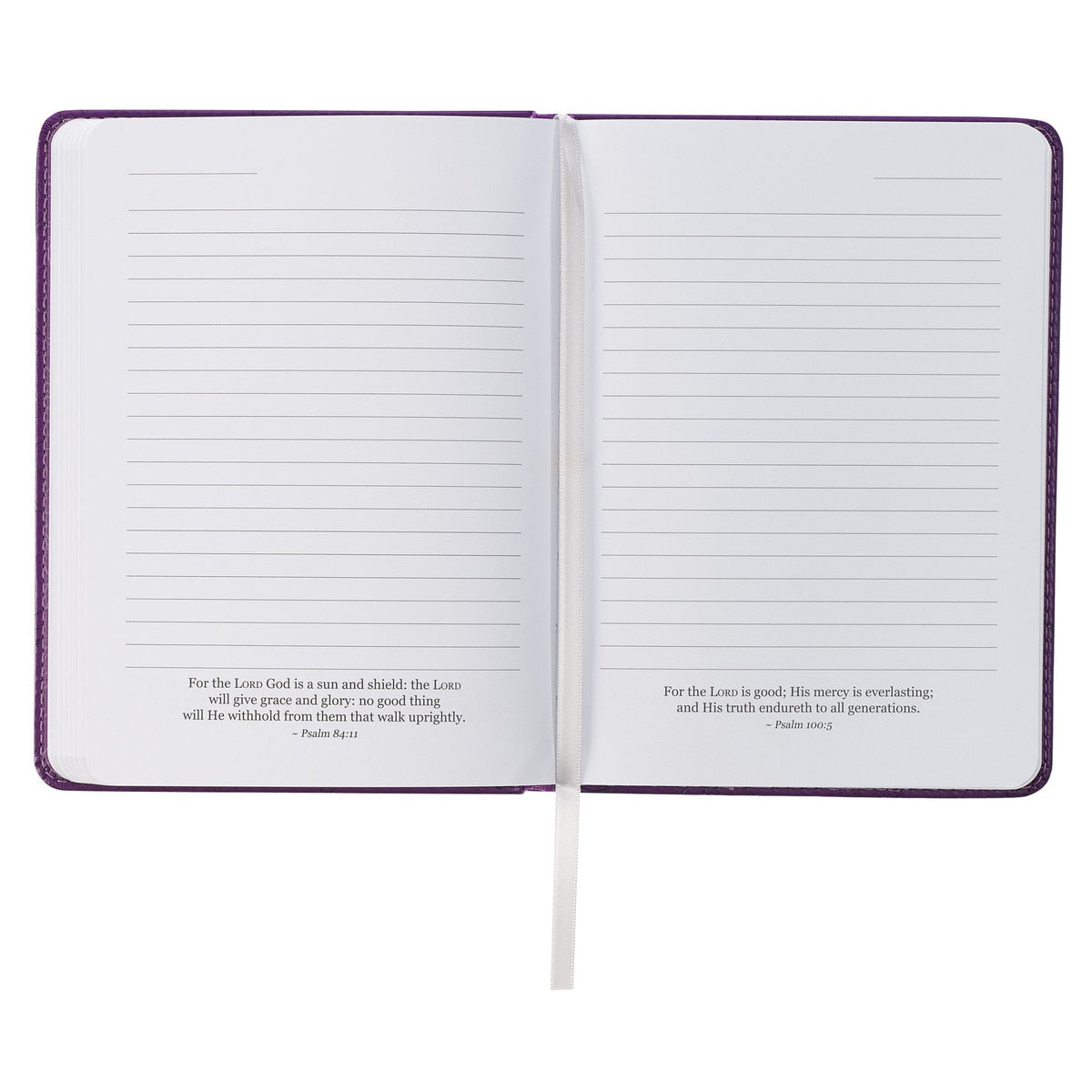 "New Mercies" Purple Handy Size Faux Leather Journal