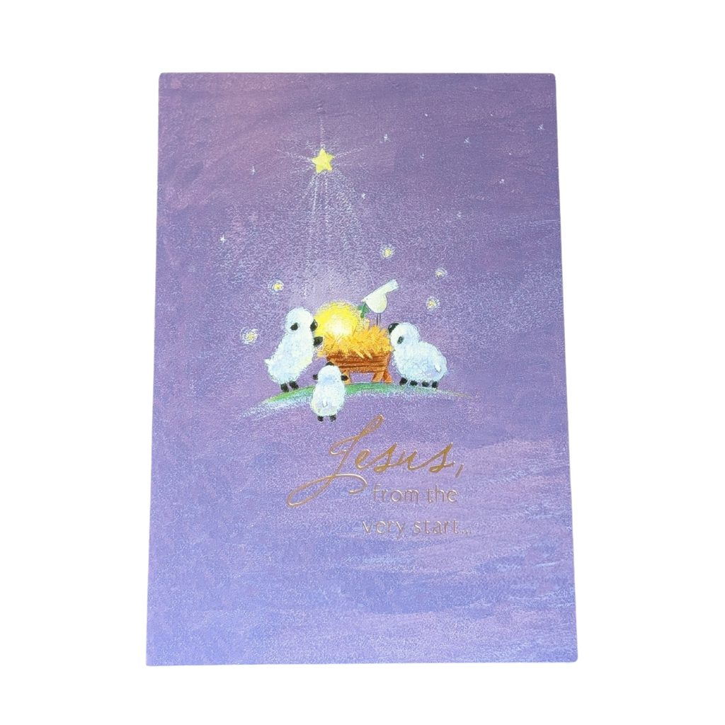 "Jesus from the very start" Christmas Card | John 14:9 Greeting