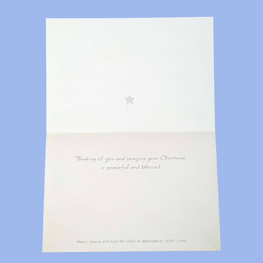 "The Little Lord Jesus" Christmas Card | Jude 1:2 Adorable Nativity Scene