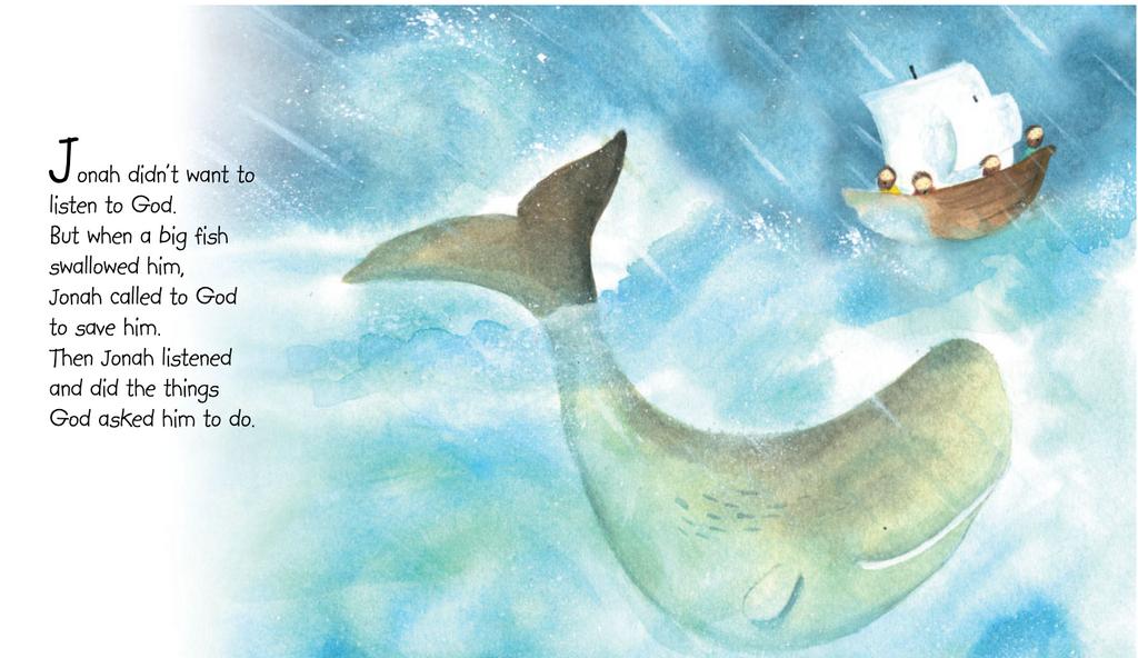 "Baby's First Bible" Illustrated Board Book | Christian Baby Gift