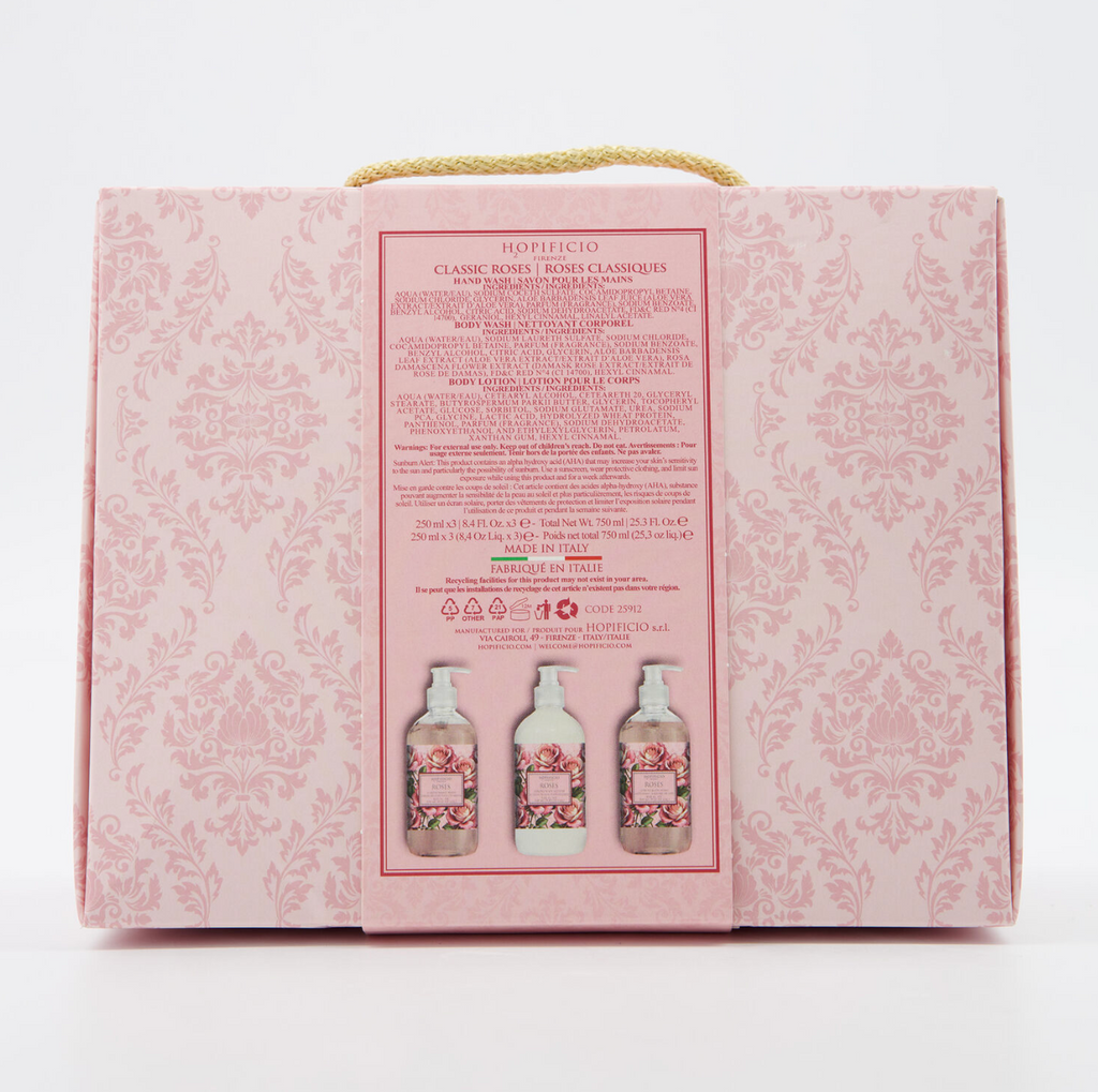 "God Is Always With Me" Devotional Gift Set with Floral "Blessed" Journal & Italian Rose Soap