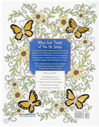 "When God Thinks of You He Smiles" Christian Coloring Book for Adults