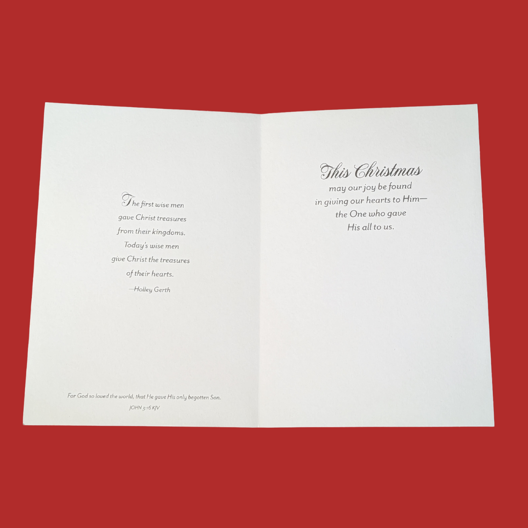 "Wise Men Still Seek Him" Christmas Card | Magi & John 3:16