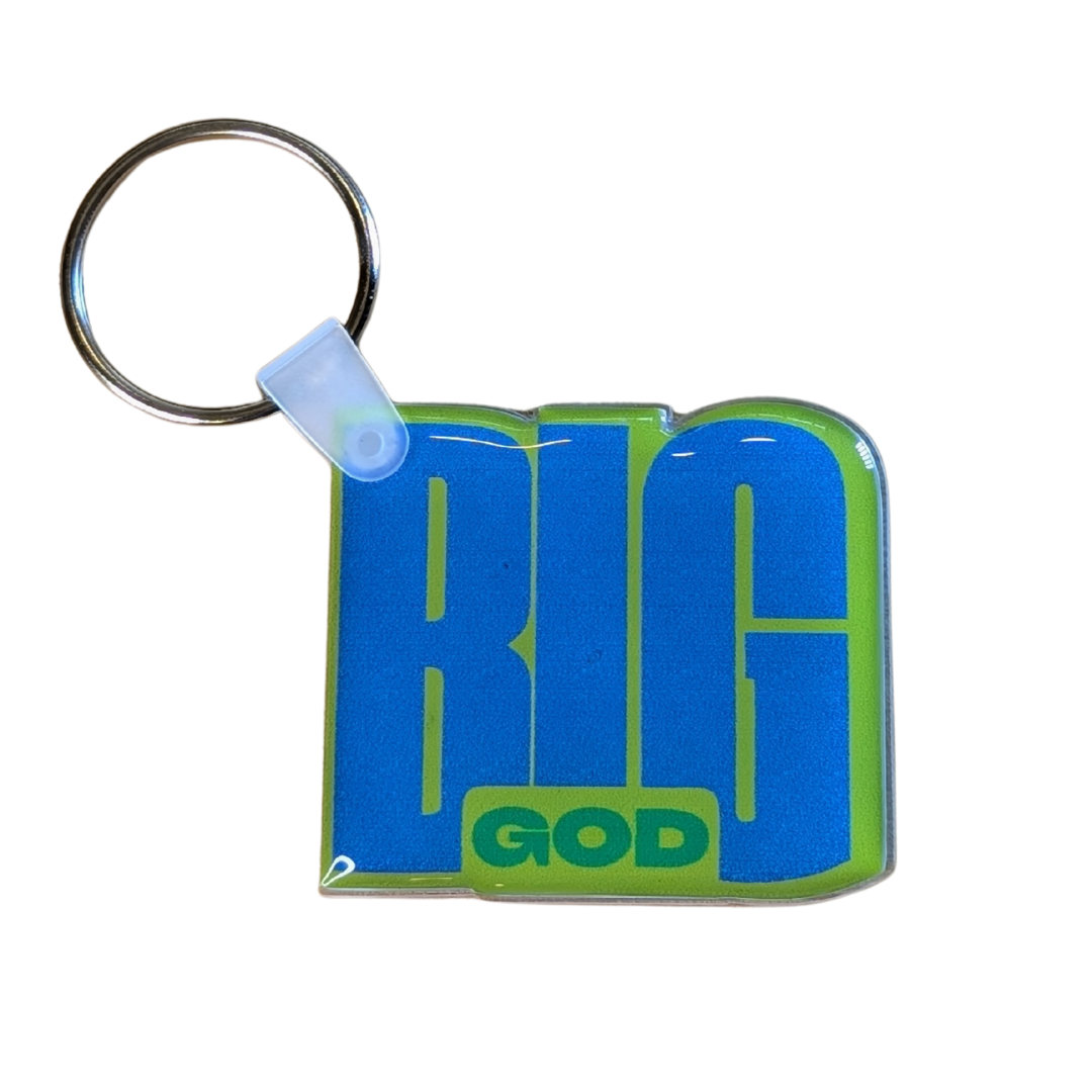 "Big God" Keychain | Bold Christian Faith Accessory Gift