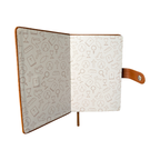 "The Lord Is My Strength and My Song" Brown Leatherette Journal | Psalm 118:14 with Snap Closure