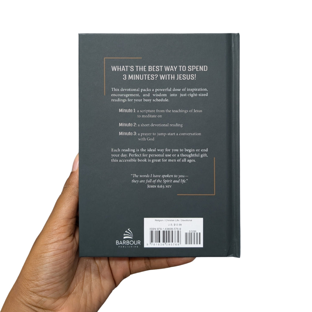 3 Minutes with Jesus : 180 Devotions for Men