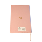 "Seek the Kingdom of God" Pink Journal | Matthew 6:33 Gold Foil & Ribbon Marker